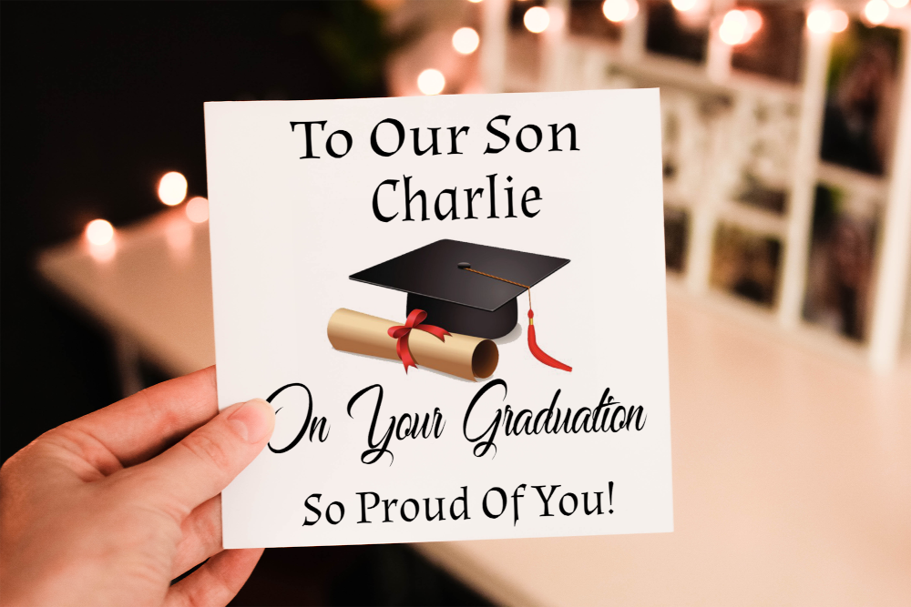 Congratulations Son Graduation Card, Your Graduating Card